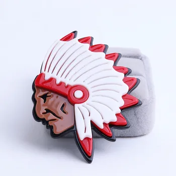 FishSheep Nou Acrilic Aborigen Figura Broșe Ace Pentru Femei Mare De Rășină Brosa Pin Rever Insigna Pălărie Guler Cadouri Bijuterii