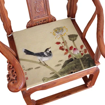 Flori Vintage Păsări Cal Macara Canapea Scaun Perna Scaunului Chineză Luat Masa, Fotoliu Așezat Pad Lenjerie De Pat Birou Acasă Covoare Confort