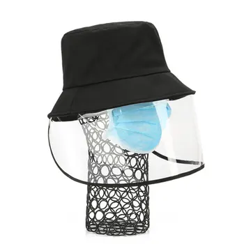 Frumusete-Emily Nou Detașabil Protecție Palarie Unisex Anti-vant Praf Anti-ceață Pălării de Soare Barbati Femei Anexând Anti-Capace de praf în aer liber, Wi