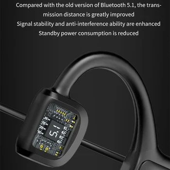G1 Adevărat Conducție Osoasă Căști Impermeabil Bluetooth Wireless 5.1 Căști Sport Nu-În Ureche Căști Cu Microfon Pentru Android ios