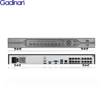 Gadinan H. 265 16CH 5MP POE NVR Onvif 48V Pentru 4K 5MP 4MP 3MP 1080P Camera POE IP Network Video Recorder Supraveghere CCTV Sistem