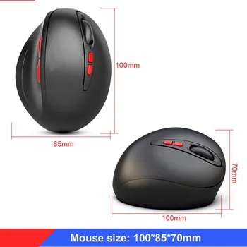 Gaming Mouse-ul fără Fir Vertical Ergonomic Reîncărcabilă Gamer Mause USB 7 Cheie Magic Mouse-ul Pentru PC, Laptop, Notebook, Desktop-ul Calculatorului