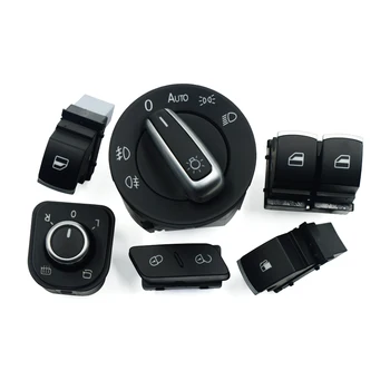 Geam Oglinda Far Usa Comutator de Control Pentru VW Passat B6 Golf MK5 6 R32 GTI MK5 Iepure Tiguan 5K3959857 1K0962125 5ND941431B