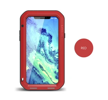 Gorilla Glass DRAGOSTEA MEI PUTERNIC de caz Pentru iphone SE 2020 11 Pro X XS Max XR cover pentru iphone 8 6 6s 7 Plus Impermeabil Armura caz