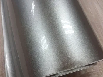 High glossy, Argintiu Metalizat perla film pentru caroserie decor Lucios Metalic pearl sclipici vinil Dimensiune: 10/20/30/40/50/60x152CM