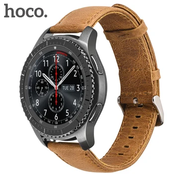 HOCO 22mm Piele naturala de Înlocuire Trupa Pentru Samsung Gear S3 Ceas Inteligent Compatibil Cu Viteze S3 Frontieră Galaxy Watch 46mm