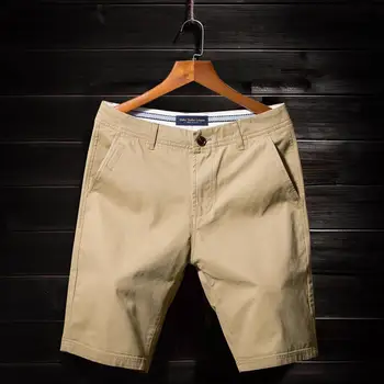 Hot Nou Om de Vară pantaloni Scurți Casual Barbati Bumbac Stil de Moda Pantaloni Bermude pantaloni Scurți de Plajă Plus Dimensiune 34 36 38 Scurte Bărbați