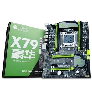HUANAN ZHI X79 despre lga2011 placa de baza CPU Xeon E5 2670 C2 2.6 GHz cu cooler RAM 32G(4*8G) 1600 RECC 3.5' SATA 1TB HDD GTX1050Ti 4G