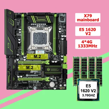 HUANANZHI X79 despre lga2011 Super Gaming Placa de baza cu Dual M. 2 SSD Slot CPU Intel Xeon E5-1620 A V2 Brand Mare de Memorie 16G REG ECC