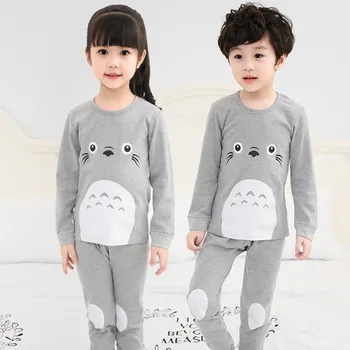 Iarna Haine Copii Haine Copii Set Baieti Seturi De Pijamale Totoro Unicorn Îmbrăcăminte De Noapte De Imprimare Pijamale Fete Pijamale Pijama Copii