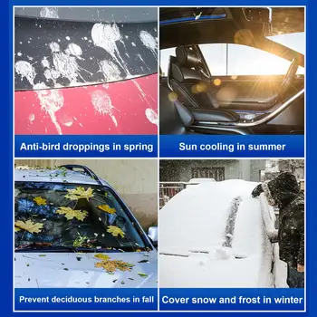 Iarna Parbrizul Mașinii Umbrelă de soare Capac de Praf Automobile Ploaie, Gheață, Zăpadă Protector Anti Căldură Fața Ferestrei Masina SUV Acoperi