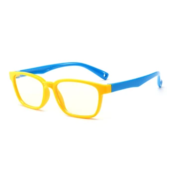 Iboode Lumina Albastră de Blocare Pahare Copii, Băiat, Fată Square Calculator Ochelari de vedere Obiectiv Clar Optic Ochelari Cadru UV400 Oculos Garfas