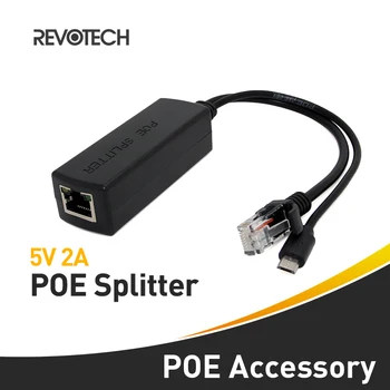 IEEE 802.3 af Standard & 5V 2A Ieșire 10/100M PoE Splitter Conector Micro USB Power over Ethernet pentru Camera IP