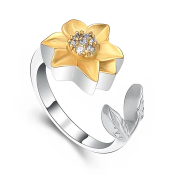 IJZ9022 mai Nou Floarea Soarelui Crematoriu Urna Inel Țineți Dragi Cenușă pentru Femei Inel Memorial Bijuterii