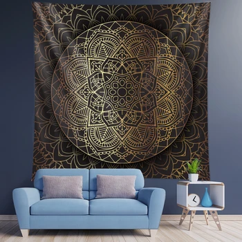 Indian Mandala tapiserie de pe perete vrăjitorie tapiserie Hippie, Boem acasă decor decor de perete foaie yoga mat