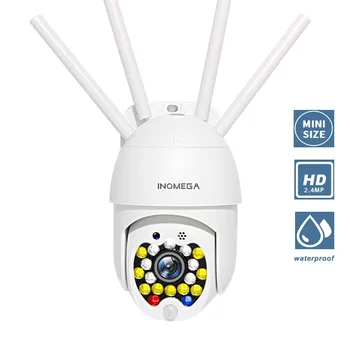 INQMEGA 2.4 MP Mini PTZ Camera IP de Rețea de Mare Viteză Dome WiFi Wireless aparat de Fotografiat de Securitate în aer liber Monitorizare CCTV aparat de Fotografiat Impermeabil