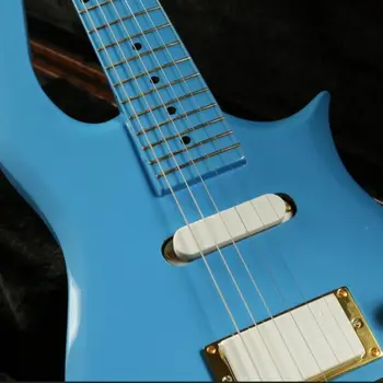 Instock blue print chitara electrica hardware-ul de aur stabilit în comun coreean headmachine calitate garantata livrare gratuita