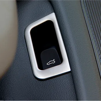 Interior din Oțel inoxidabil Usa Portbagaj Buton de Comutare Rama Decor Acopere Garnitura Pentru Audi A6 C7 2012-2018 Masina LHD Styling