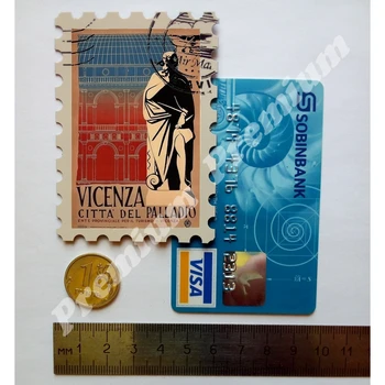 Italia. Vinil suvenir magnet (dimensiune 82x58mm) vintage turistice poster. Transport gratuit.