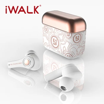 IWALK TWS Wireless Căști 20 de Ore de Încărcare Caz Bluetooth 5.0 Cască 2020 NOU Microfoane Sport rezistent la apa cască