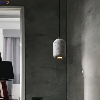 IWHD Stil Nordic Ciment Pandantiv cu LED-uri Corpuri de iluminat Dormitor, Camera de zi Alături Moderne Lampă de Agățat Lumini Lamparas Colgantes