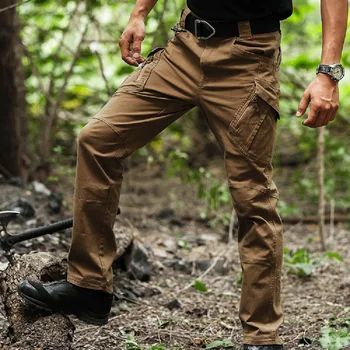 IX9 Pantaloni de Înaltă Calitate Oraș Tactice Pantaloni Bărbați Luptă Armata SWAT Militare Pantaloni de Bumbac Stretch Flexibil Om Pantaloni Casual