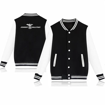 Johnny Hallyday baseball Jacheta barbati/femei strat uniform de moda de iarnă tricoul cald casual colegiu femei Jachete haine