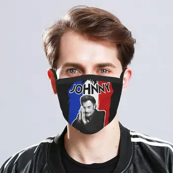 Johnny Hallyday Lup Non-Unică Folosință Masca De Fata Cântăreață Franceză Franța Anti-Ceață Capac Protecție Praf Respirat Amestecat Mufla