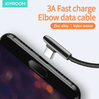 Joyroom 3A USB de Tip C Cablu De Tip C, Quick Charge Încărcare Rapidă Cablul de Sârmă Pentru Xiaomi Samsung Cablu de Încărcare de Date 1.2 M 2M