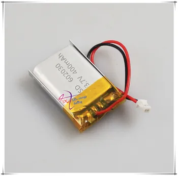 JST 1.25 mm 2 pin 3.7 V 400mAh 602030 litiu polimer baterie punctul de lectură stilou cu 1.25 înregistrare audio plug