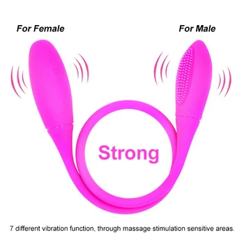 Jucarii Sexuale Dublu Dildo Anale, Vibratoare Bărbați Femei 7 Viteze De Vibrare Ouă Adult Reîncărcabilă Masturbator Stimulator Clitoris