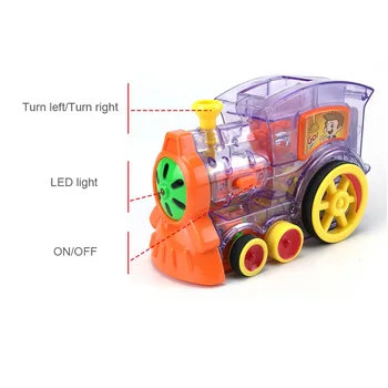 Jucării & Hobby-uri Automate de Plasare de Domino vagon de Tren, Tunel de Tren pe linie Slot de Lemn de cale Ferată Jucarii Educative DIY Jucărie Cadou