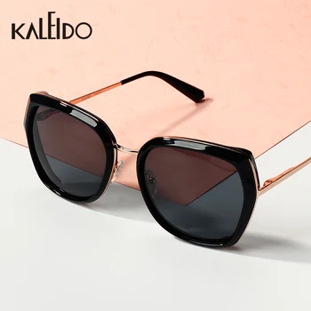 KALEIDO Negru Ochelari de Soare Pentru Femei de Moda de Vară 2020 Lentile Policarbonat TR și Cadru din Aliaj UV400 Anti-Reflexie ochelari de soare