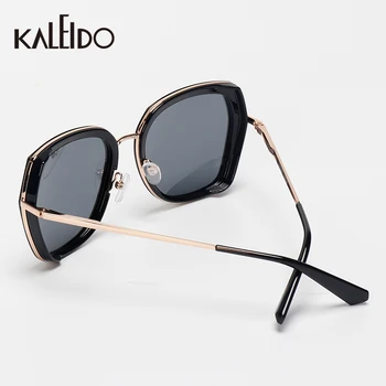 KALEIDO Negru Ochelari de Soare Pentru Femei de Moda de Vară 2020 Lentile Policarbonat TR și Cadru din Aliaj UV400 Anti-Reflexie ochelari de soare