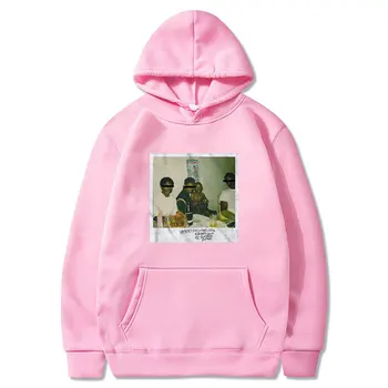 Kendrick Lamar Copil Bun Bărbați / Femei Swestshirts Moda Caldă Muzica Rap Mens Hoodie Liber de Imprimare Streetwear Hanorac Negru