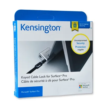 Kensington Premium Anti-furt de Cablu cu cheie de Blocare pentru Surface Pro cu 1,8 m Oțel Carbon Cablu K62055WW