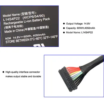 KingSener L14S4P22 Baterie Laptop Pentru Lenovo IdeaPad Y700 Y701 Y700-17iSK Y700-15ISK Y700-15ACZ 5B10H22084 L14M4P23 4050mAh