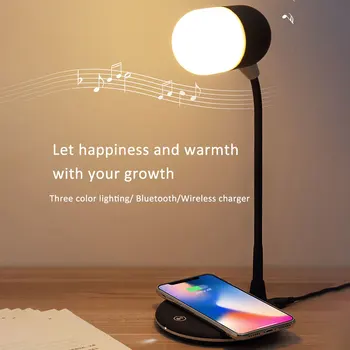 KISSCASE Difuzor Bluetooth fără Fir Încărcător Lampa de Masa Universal, Rapid de Încărcare Pentru Samsung S8 S9 S10 Pentru iPhone 8 7 XR 11 Taxa