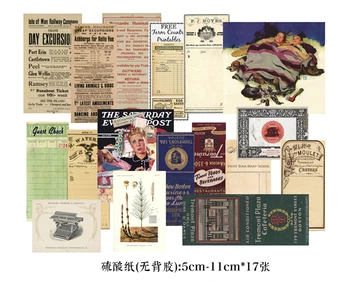 KSCRAFT 58pcs Serie de Epocă Material de Hârtie pentru Scrapbooking Proiecte DIY/Album Foto/Carte de a Face Meserii