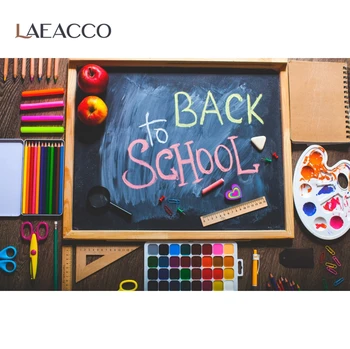 Laeacco Fotografie Medii De Învățare Pentru Copii De Studiu Înapoi La Școală Glob De Podea De Lemn Petrecere Foto Fundal Pentru Studio Foto