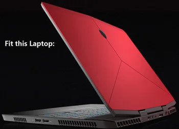 Laptop Autocolant Piele Decal fibra de Carbon Acoperire Portector pentru Noul Red Alienware 15 M15 15.6