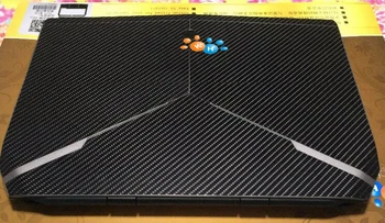 Laptop fibra de Carbon de Vinil Autocolant Pielii Cover Pentru Lenovo Thinkpad P50 P51 15.6-inch
