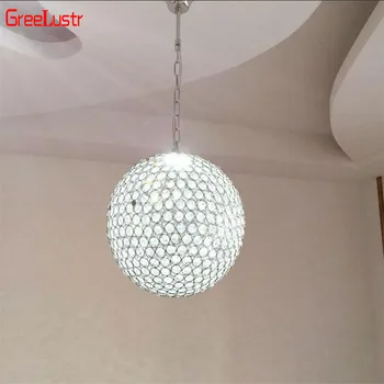 LED glob de Cristal Candelabru Modern, Design de Lux, Candelabre Lustru avize Hanglamp Pandantiv Corpuri de Lampă Abajur 90-260v