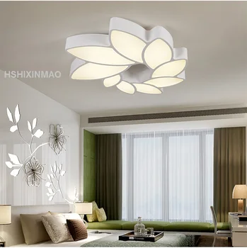 LED petale lampă de tavan în formă de frunză camera de zi lumini moderne de artă simplă dormitor romantic camera de studiu candelabre AC85-265V