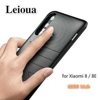 Leioua 6800mah Pentru Xiaomi mi 8 Bateriei Caz Ultra subțire Încărcător de Rezervă Pentru a Acoperi Xiaomi mi8SE Baterie Caz Smart Power Caz Banca