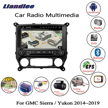 Liandlee Pentru GMC Sierra / Yukon~2019 Mașină de Android Radio CD DVD Navigatie GPS Navi Harti Camera OBD TV cu Ecran