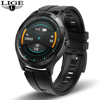 LIGE 2020 Nou Sport impermeabil ceas Inteligent monitor de ritm Cardiac tensiunea arterială, funcția de Fitness tracker Ceas Inteligent Bărbați femei copil