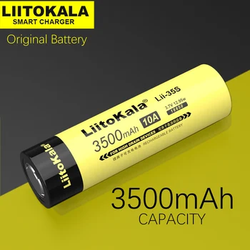 LiitoKala 18650 Baterie Lii-35S Lii-31 3.7 V Li-ion 3500mAh 3100mA baterie de Putere mare Pentru dispozitive de scurgere
