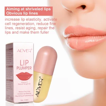 Lip Plumping Balsam Minciună Sfruntată Dispozitiv Ruj Tratament - Clar Lip Gloss Plump - Amplificator Pentru Fuller & Hidratat Buzele