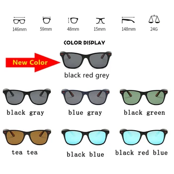 LongKeeper Clasic Pătrat Polarizat ochelari de Soare Barbati Femei de Brand Designer de Epocă de Conducere Ochelari de cal Nit Oglindă Ochelari de Soare UV400